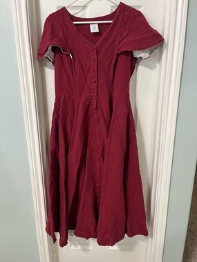LIKE NEW Son de Flor Marsala red Spring dress